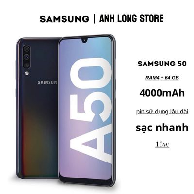 Điện thoại Samsung Galaxy A50 RAM 4G/64G (mất vân tay)TÂN TR...